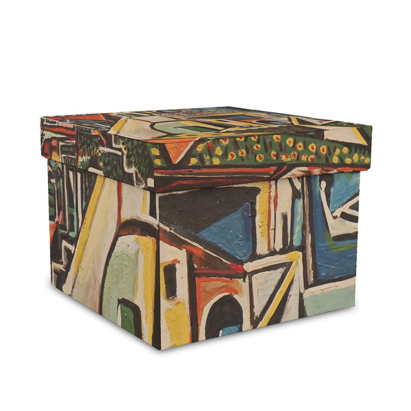 Custom Mediterranean Landscape by Pablo Picasso Gift Box with Lid - Canvas Wrapped - Medium