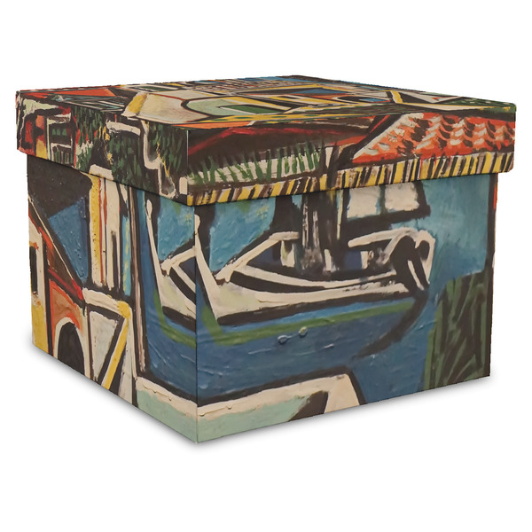 Custom Mediterranean Landscape by Pablo Picasso Gift Box with Lid - Canvas Wrapped - XX-Large