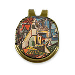 Mediterranean Landscape by Pablo Picasso Golf Ball Marker - Hat Clip - Gold