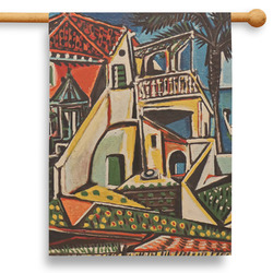 Mediterranean Landscape by Pablo Picasso 28" House Flag - Single Sided