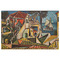 Mediterranean Landscape by Pablo Picasso Indoor / Outdoor Rug - 4'x6' - Front Flat