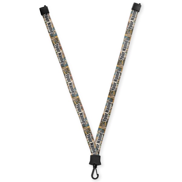 Custom Mediterranean Landscape by Pablo Picasso Lanyard