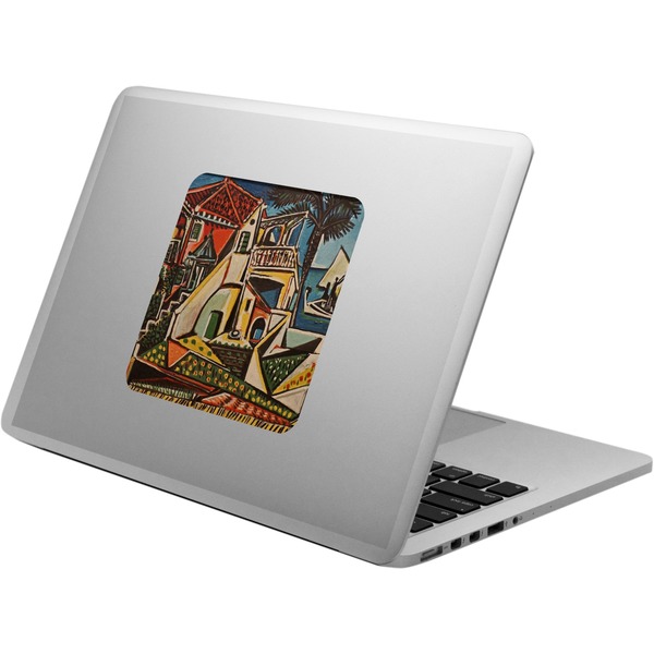 Custom Mediterranean Landscape by Pablo Picasso Laptop Decal