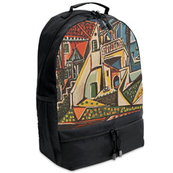 Mediterranean Landscape by Pablo Picasso Backpacks - Black