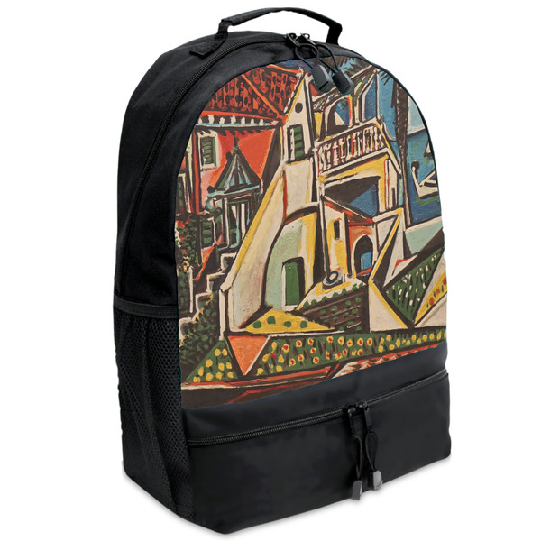 Custom Mediterranean Landscape by Pablo Picasso Backpacks - Black