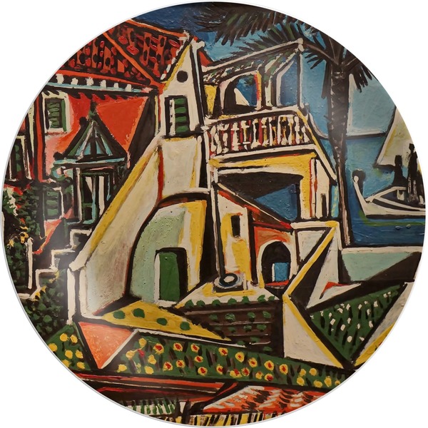 Custom Mediterranean Landscape by Pablo Picasso Melamine Plate