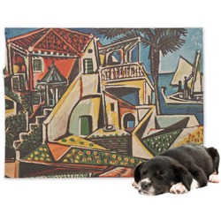 Mediterranean Landscape by Pablo Picasso Dog Blanket - Large