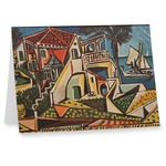 Mediterranean Landscape by Pablo Picasso Note cards