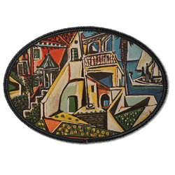 Mediterranean Landscape by Pablo Picasso Iron On Oval Patch