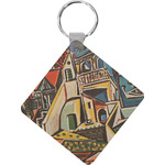 Mediterranean Landscape by Pablo Picasso Diamond Plastic Keychain