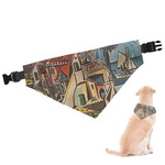 Mediterranean Landscape by Pablo Picasso Dog Bandana - Medium