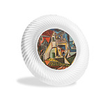 Mediterranean Landscape by Pablo Picasso Plastic Party Appetizer & Dessert Plates - 6"