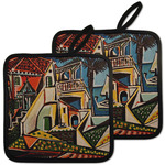 Mediterranean Landscape by Pablo Picasso Pot Holders - Set of 2