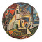 Mediterranean Landscape by Pablo Picasso Round Indoor Rug - Front/Main