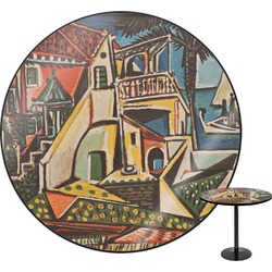 Mediterranean Landscape by Pablo Picasso Round Table - 30"