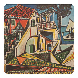 Mediterranean Landscape by Pablo Picasso Square Decal - XLarge