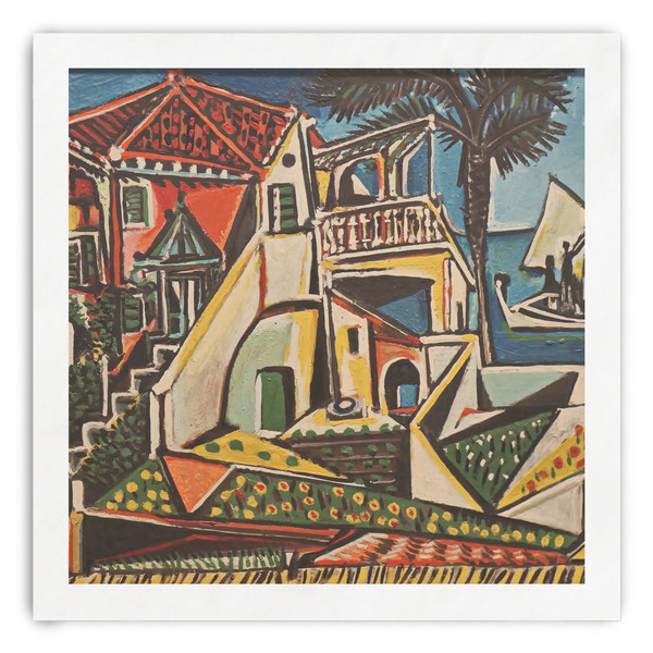 Custom Mediterranean Landscape by Pablo Picasso Paper Dinner Napkins