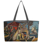 Mediterranean Landscape by Pablo Picasso Beach Totes Bag - w/ Black Handles