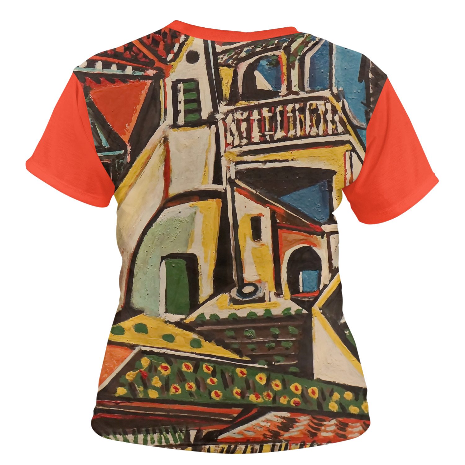 Custom Mediterranean Landscape by Pablo Picasso Women's Crew T