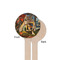 Mediterranean Landscape by Pablo Picasso Wooden 6" Stir Stick - Round - Single Sided - Front & Back