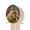 Mediterranean Landscape by Pablo Picasso Wooden Food Pick - Oval - Single Sided - Front & Back