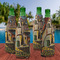 Mediterranean Landscape by Pablo Picasso Zipper Bottle Cooler - Set of 4 - LIFESTYLE