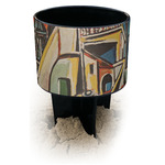 Mediterranean Landscape by Pablo Picasso Black Beach Spiker Drink Holder