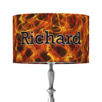 Fire 12" Drum Lamp Shade - Fabric (Personalized)