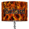 Fire 16" Drum Lampshade - ON STAND (Fabric)