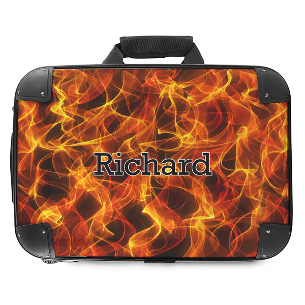 Custom Fire Hard Shell Briefcase - 18" (Personalized)