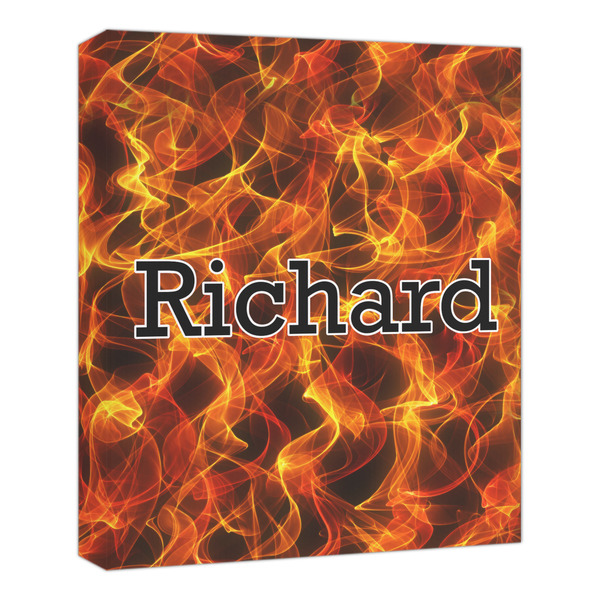 Custom Fire Canvas Print - 20x24 (Personalized)