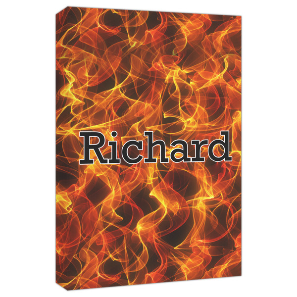 Custom Fire Canvas Print - 20x30 (Personalized)