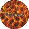 Fire 3" Multipurpose Round Labels - Single Sticker