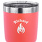 Fire 30 oz Stainless Steel Ringneck Tumbler - Coral - CLOSE UP