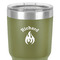 Fire 30 oz Stainless Steel Ringneck Tumbler - Olive - Close Up