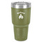 Fire 30 oz Stainless Steel Ringneck Tumbler - Olive - Front