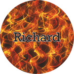 Fire Multipurpose Round Labels - 5" (Personalized)