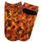 Fire Adult Ankle Socks - Single Pair - Front and Back