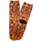 Fire Adult Crew Socks - Single Pair - Front and Back