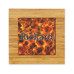 Fire Bamboo Trivet with Ceramic Tile Insert (Personalized)