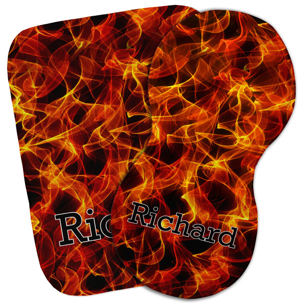 Custom Fire Burp Cloth (Personalized)