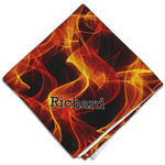 Fire Cloth Dinner Napkin - Single w/ Name or Text