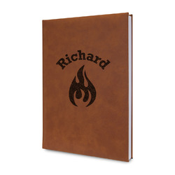 Fire Leatherette Journal - Single Sided (Personalized)