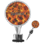 Fire Wine Bottle Stopper (Personalized)