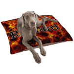 Fire Dog Bed - Large w/ Name or Text