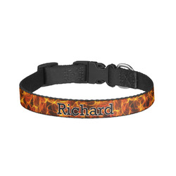Fire Dog Collar - Small (Personalized)