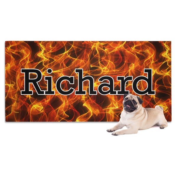 Custom Fire Dog Towel (Personalized)