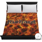 Fire Duvet Cover - Full / Queen (Personalized)