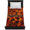 Fire Duvet Cover - Twin XL - On Bed - No Prop