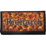 Fire Canvas Checkbook Cover (Personalized)